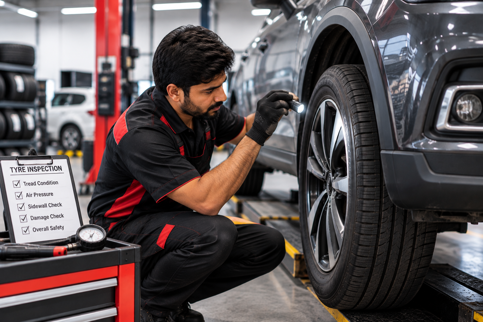 Tyre inspection Bijnor